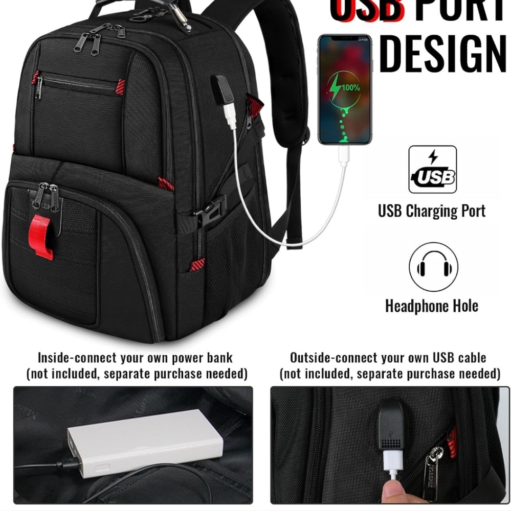 YOREPEK Backpack - Picture 3 of 6